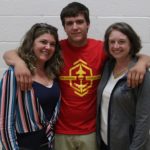 Travis with his mother Jolene and Jennifer Jackson
